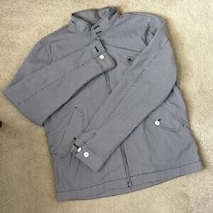 Pretty Green Men´s Mod Gingham Harrington Navy Jacket Size M